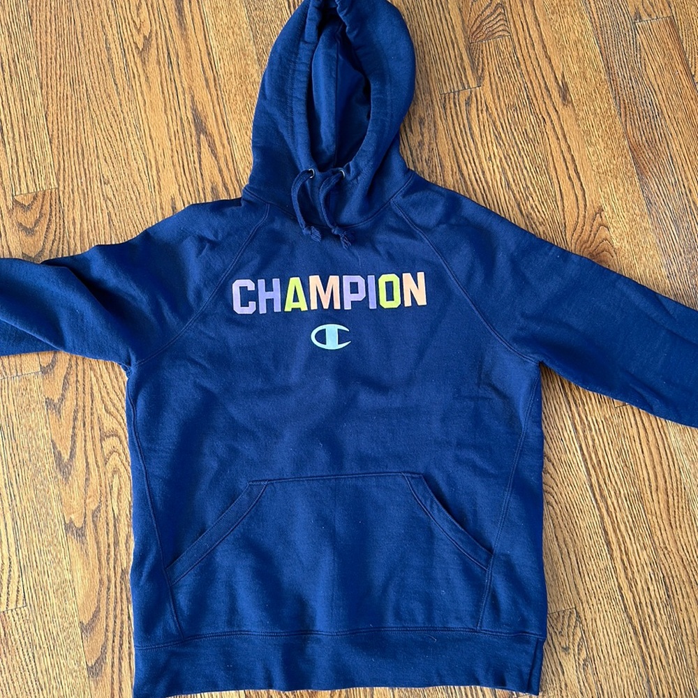 Medium blue champion sweatshirt